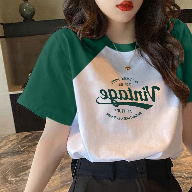 Street Fashion Harajuku - 女性用半袖Tシャツ,ルーズ,ラージサイズ,カジュアル,ポップ,3Dレタリングプリント,ヴィンテージ原宿ファッション,夏