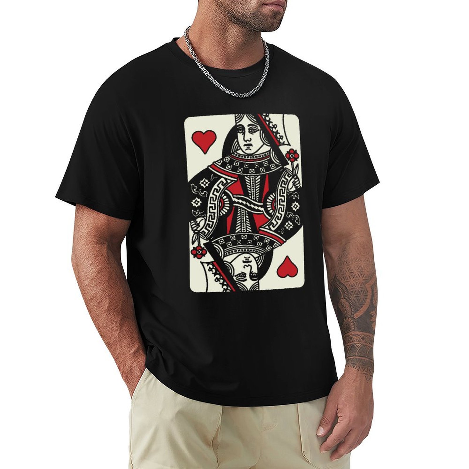 Queen Street Fashion - ハートの女王 Tシャツ ストリートファッション カジュアル Tシャツ