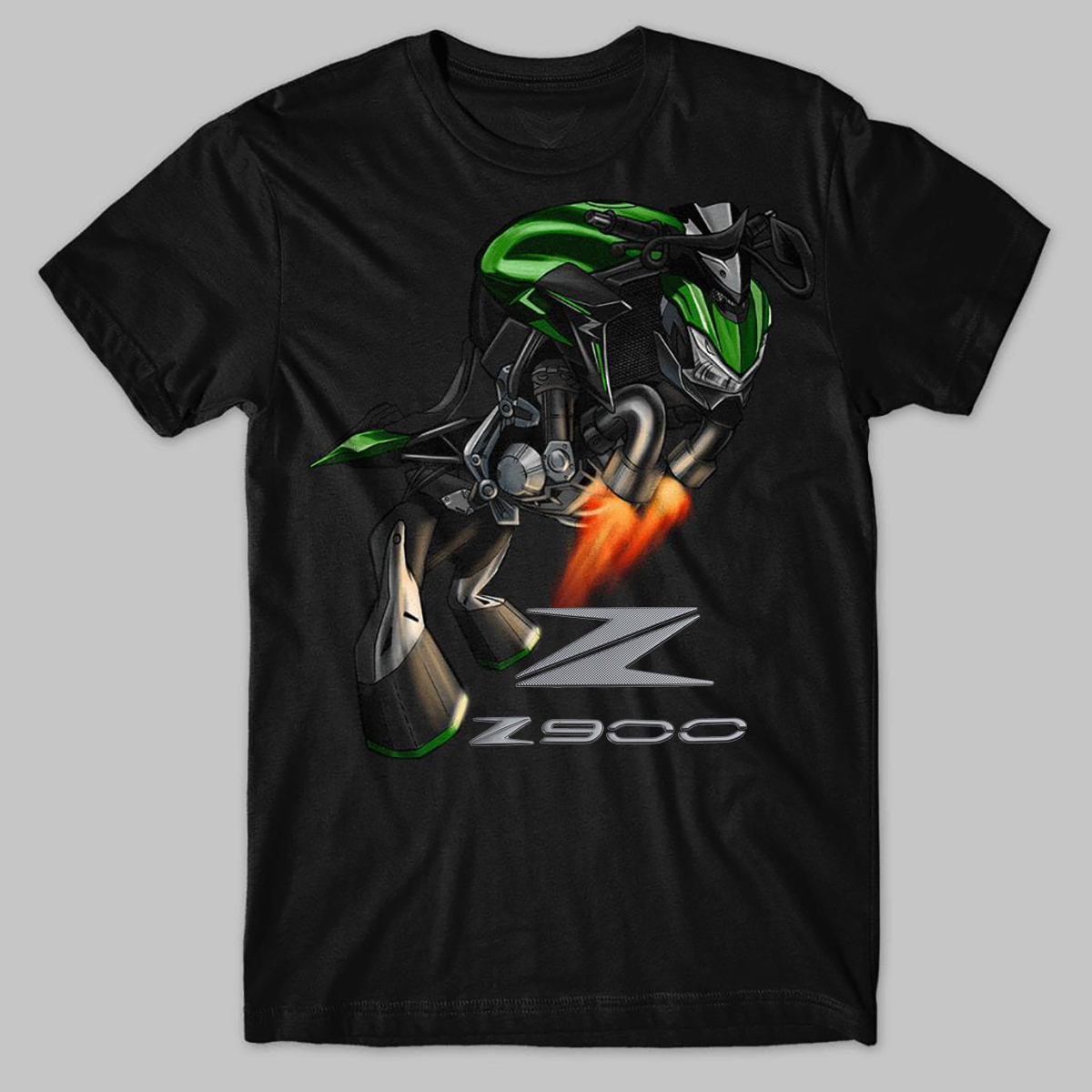 Street Fashion In Japan - 古典的な日本のオートバイ Z900 雄牛インスピレーション Tシャツ綿 100% O