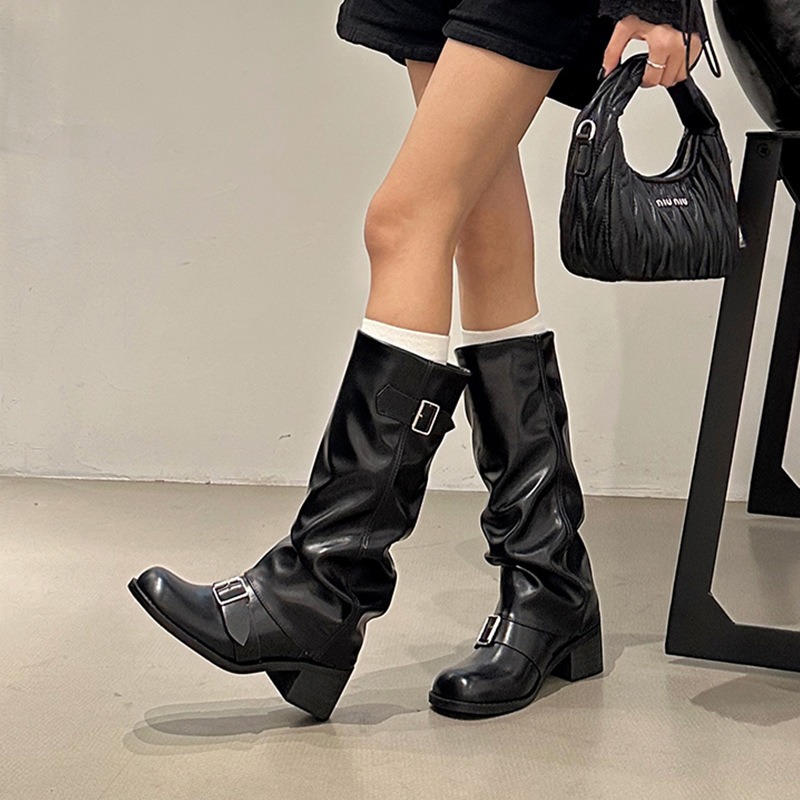 Street Fashion Winter 2025 - 2025年女性用ブーツ ニーハイ プラットフォーム チャンキーヒール トレンド パンク