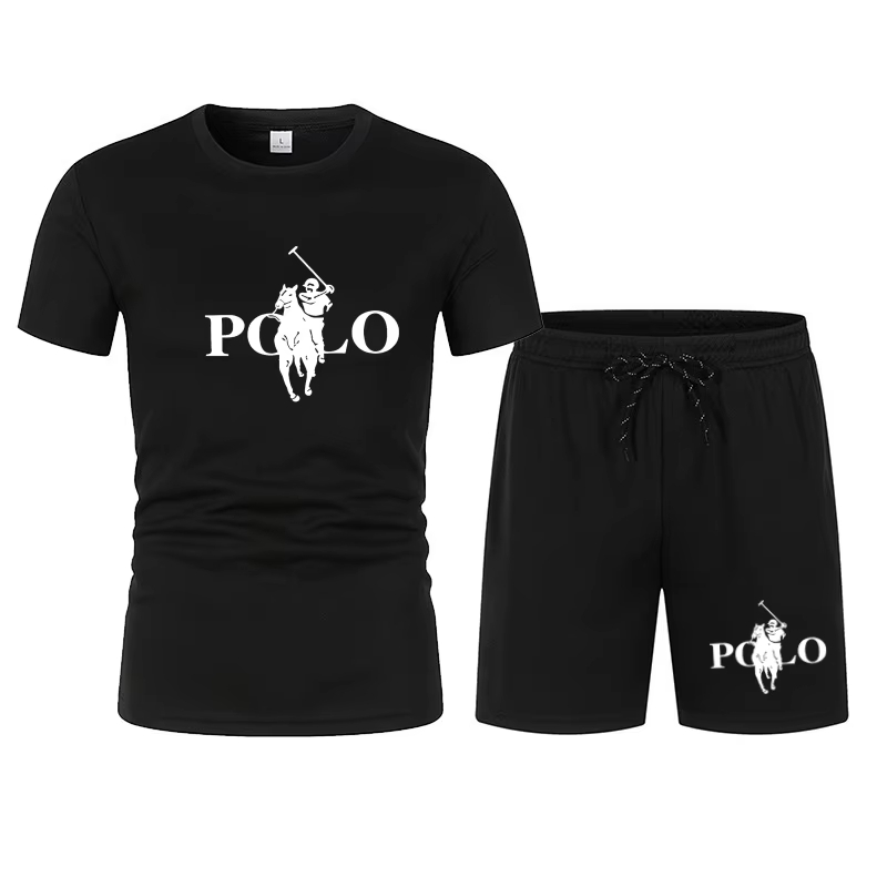 Street Fashion Summer 2026 - 2026年夏のファッショントレンド レジャースポーツセット メッシュ ハイストリート メンズセット Tシャツ