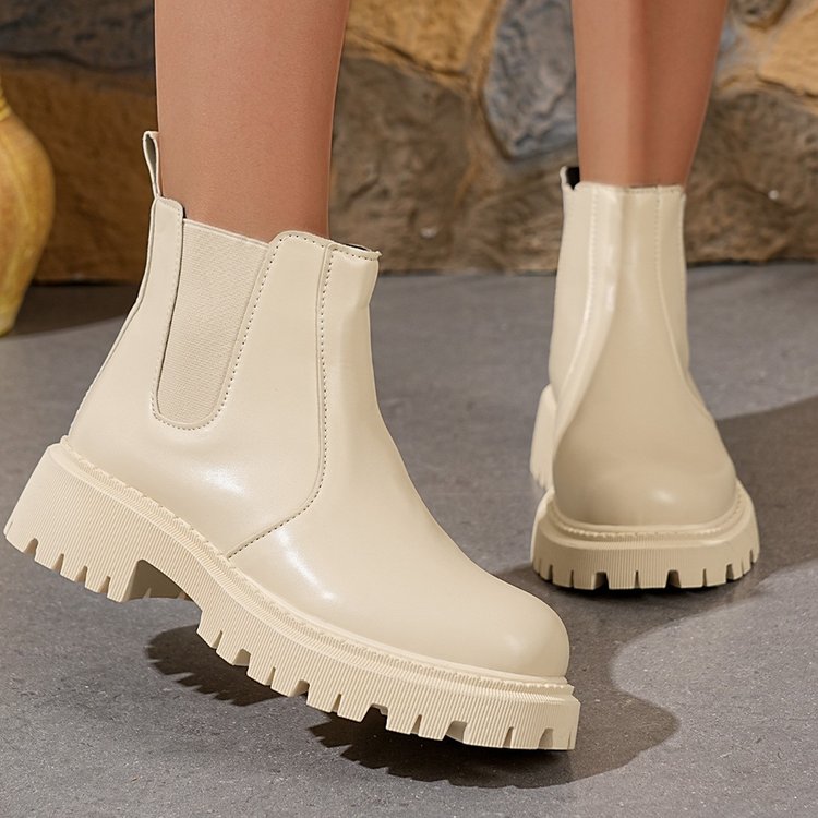 2025年 クラシック 厚底 レディース ショートブーツ 冬 - Street Fashion Winter 2025 のレビューと価格