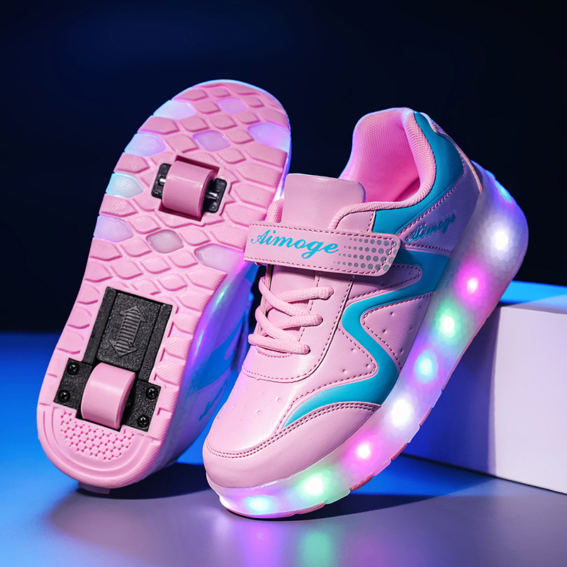 ファッション発光ローラースケート LED ライトスケートシン - Street Fashion Boy のレビューと価格