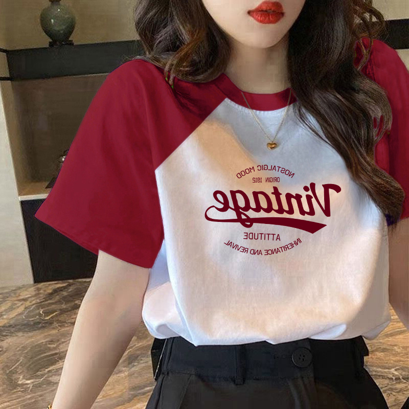 女性用半袖Tシャツ,ルーズ,ラージサイズ,カジュアル,ポップ - Street Fashion Harajuku のレビューと価格