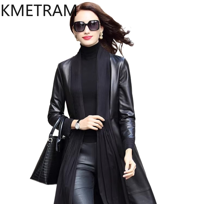 KMETRAM 100% 天然羊皮レザージャケット女性の革の - Street Fashion Winter 2025 のレビューと価格