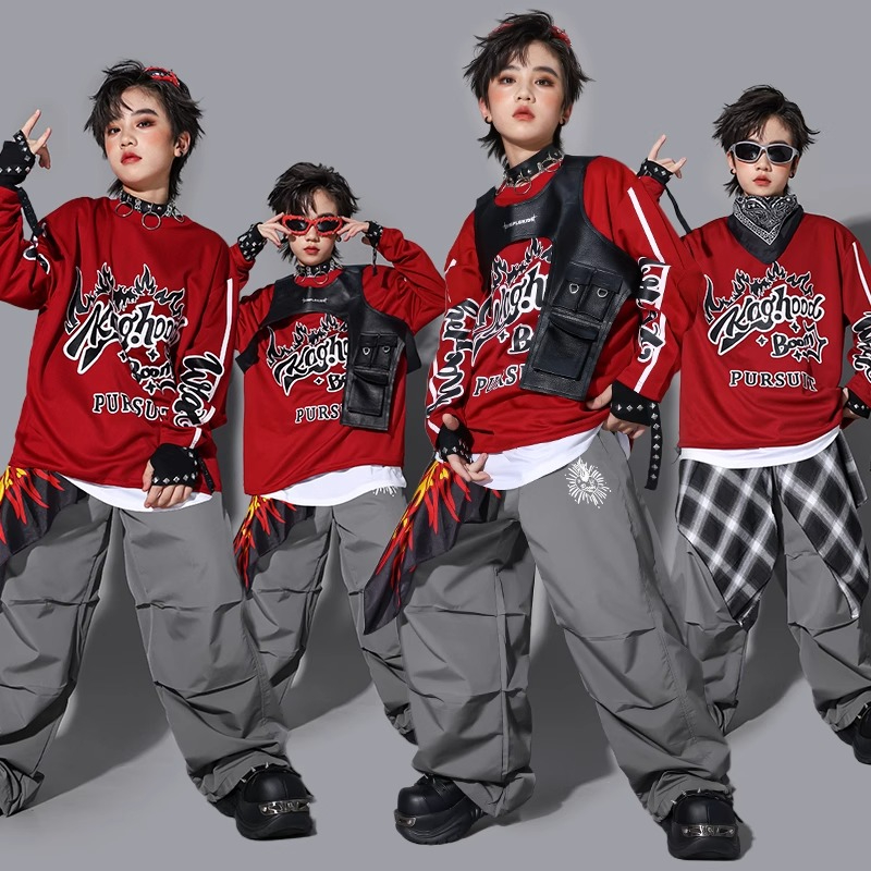 ボーイズ K-POP スウェットシャツ ファッションベスト  - Street Fashion Boy のレビューと価格