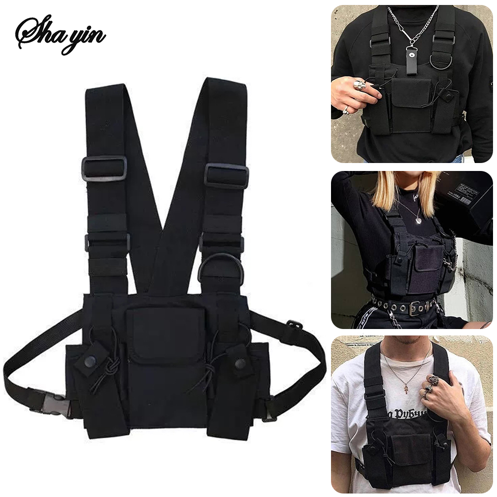 機能的なタクティカルチェストバッグ レディース ファッション - Street Fashion Types のレビューと価格