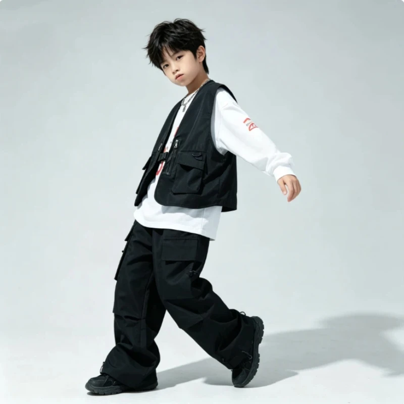 ストリートダンス衣装男の子女の子ヒップホップジャズダンス衣装 - Street Fashion Boy のレビューと価格
