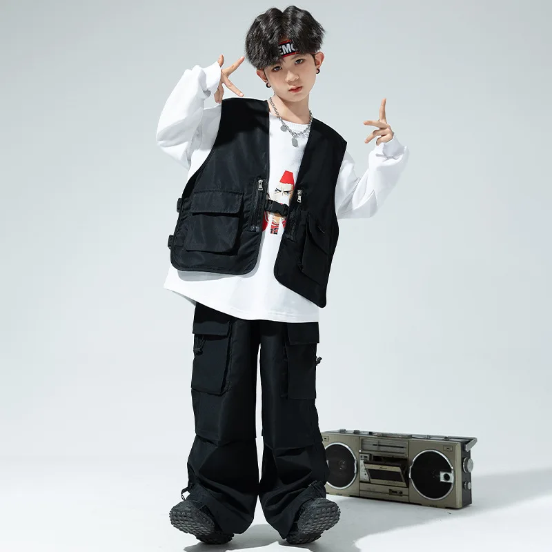 ストリートダンス衣装男の子女の子ヒップホップジャズダンス衣装 - Street Fashion Boy のレビューと価格