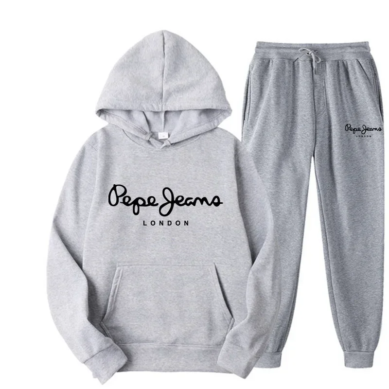 男女兼用プリント入りフーディートラックスーツ上下セット ヒッ - Street Fashion Types のレビューと価格