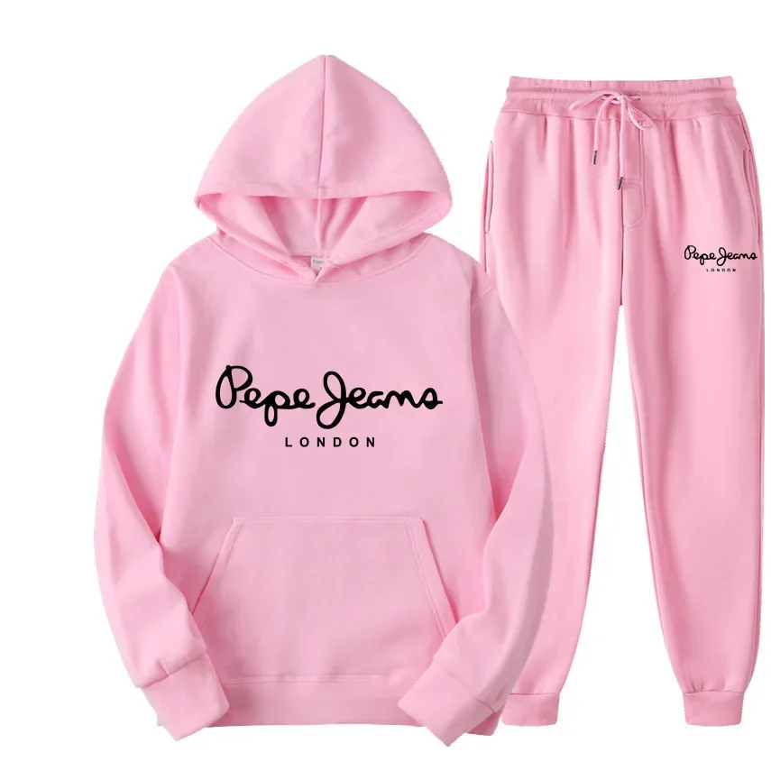 男女兼用プリント入りフーディートラックスーツ上下セット ヒッ - Street Fashion Types のレビューと価格