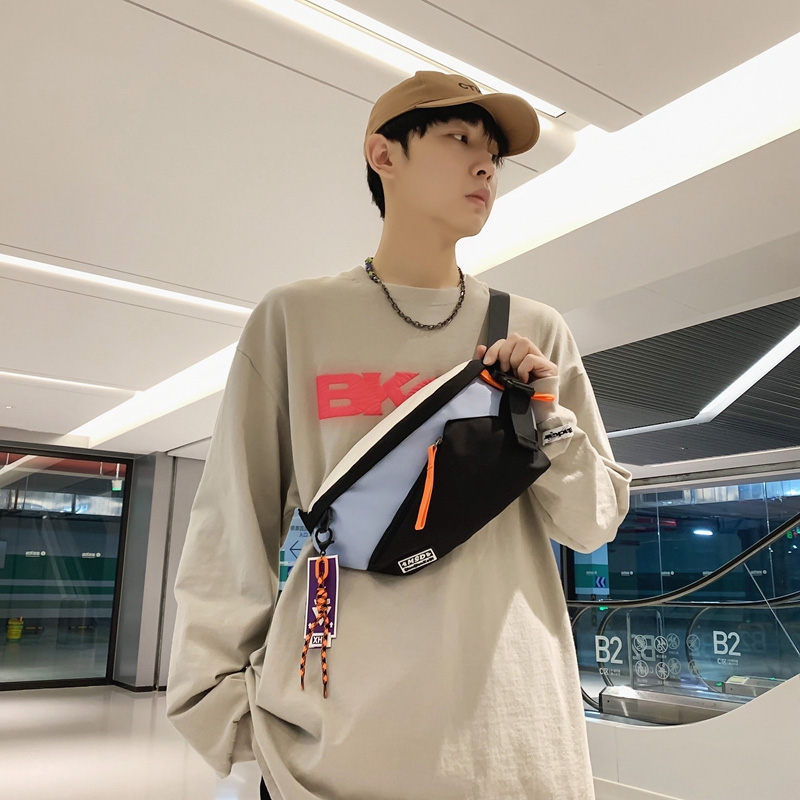 チェストリグバッグ女性用ファニーパックストリートウェアチェス - Street Fashion Types のレビューと価格
