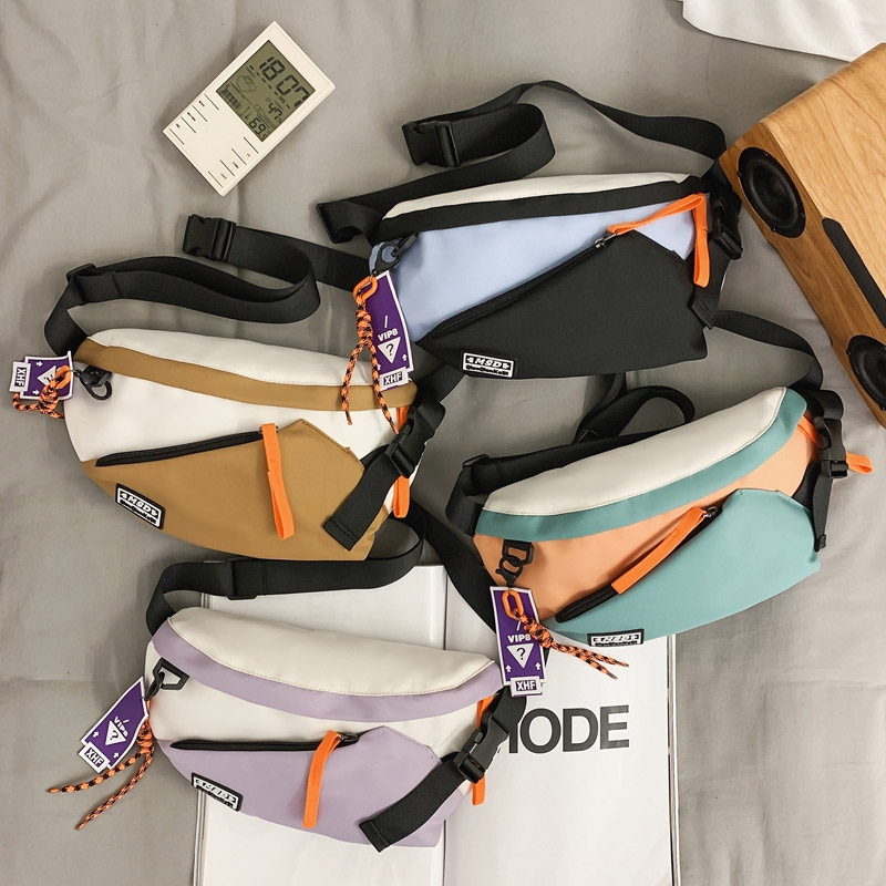 チェストリグバッグ女性用ファニーパックストリートウェアチェス - Street Fashion Types のレビューと価格