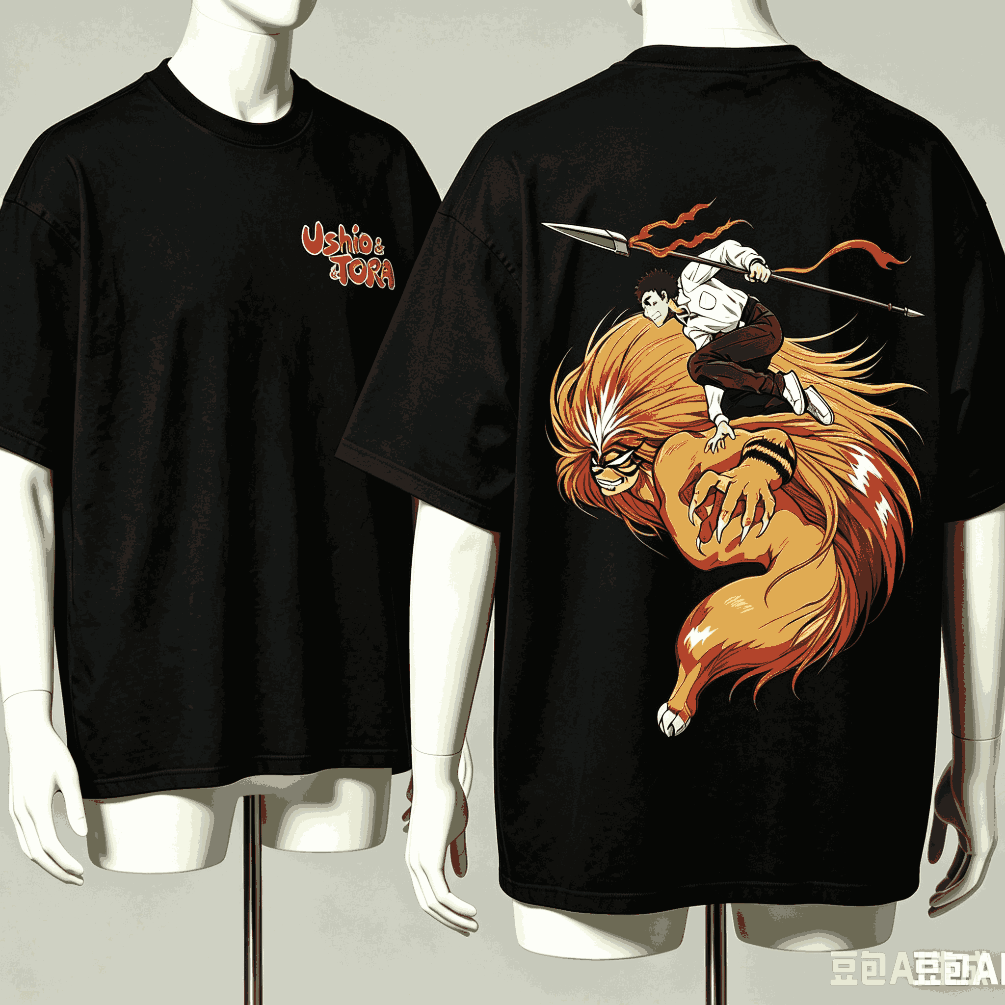 うしょーとトラ アニメ愛好家向け Tシャツ 原宿 コットン  - Street Fashion Harajuku のレビューと価格