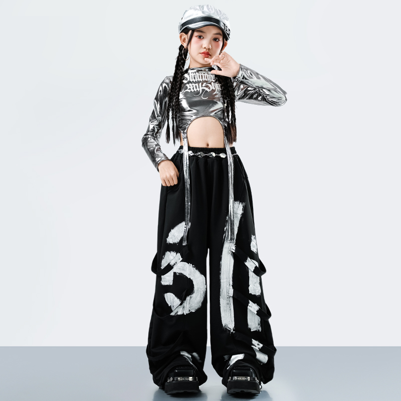 韓国 Y2K キッズストリートウェアスタイルヒップホップダン - Street Fashion Types のレビューと価格