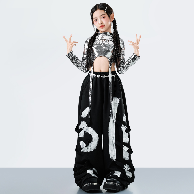 韓国 Y2K キッズストリートウェアスタイルヒップホップダン - Street Fashion Types のレビューと価格