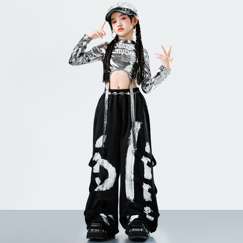 韓国 Y2K キッズストリートウェアスタイルヒップホップダン - Street Fashion Types のレビューと価格