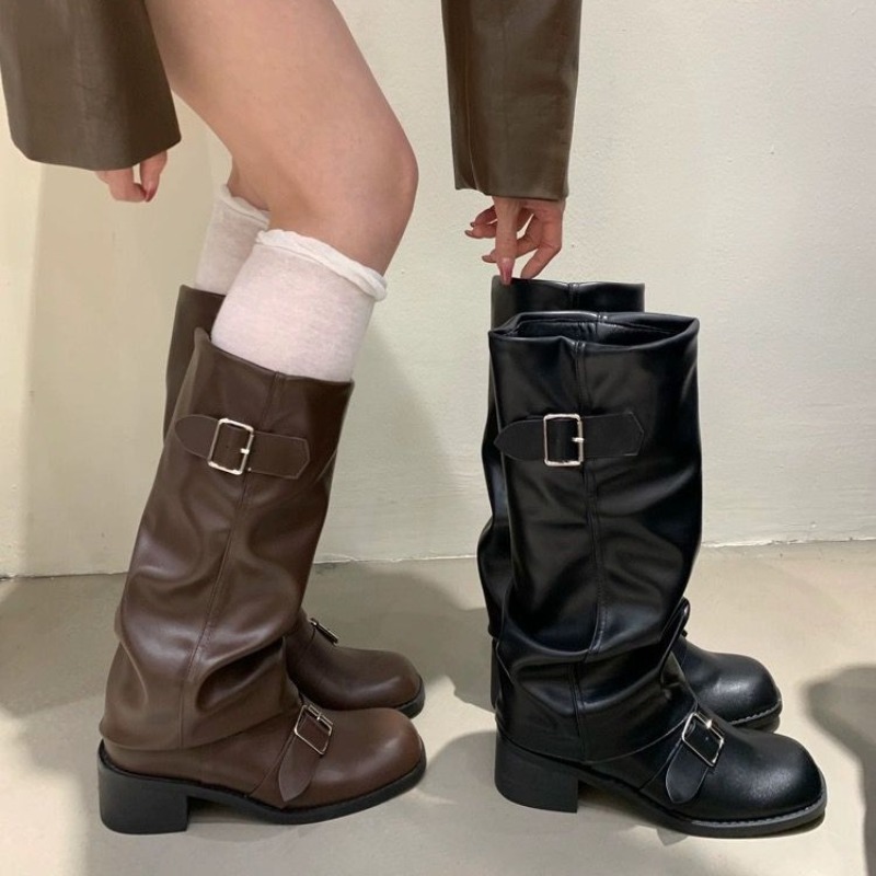 2025年女性用ブーツ ニーハイ プラットフォーム チャンキ - Street Fashion Winter 2025 のレビューと価格