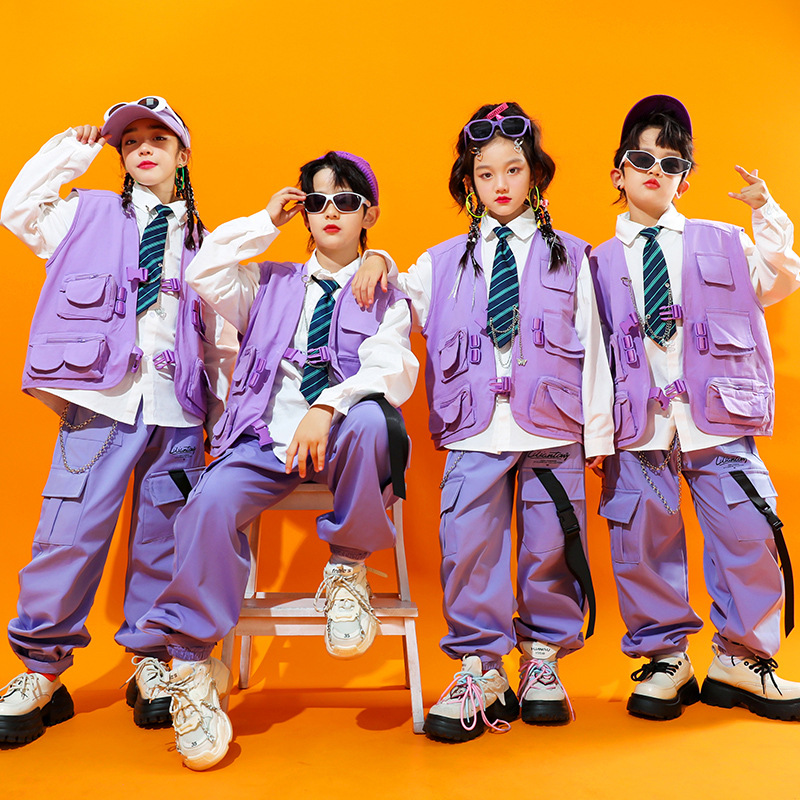 子供用ストリートダンスとヒップホップのパフォーマンスコスチュ - Street Fashion Boy のレビューと価格