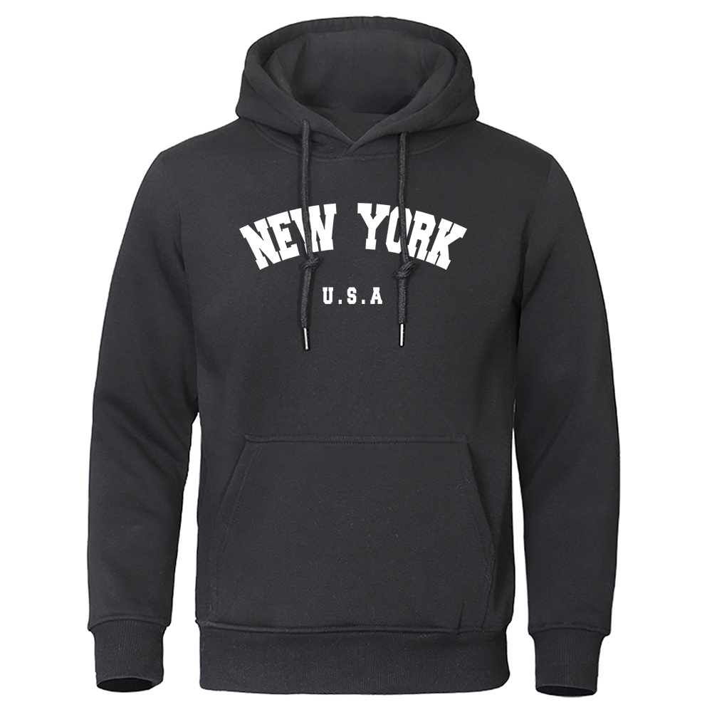 ニューヨークレター U.S.A シティプリントフーディメンズ - Street Fashion Of New York のレビューと価格