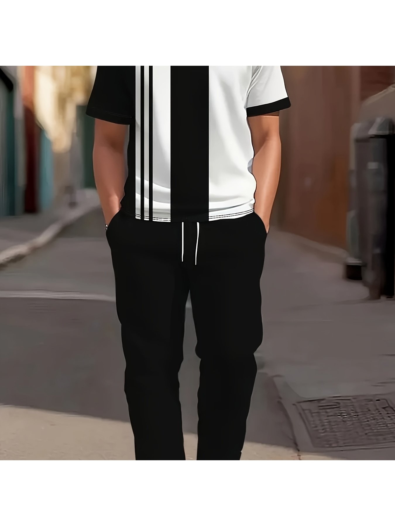 2026年夏新作メンズ半袖長ズボンセット - ストリートカジ - Street Fashion Summer 2026 のレビューと価格