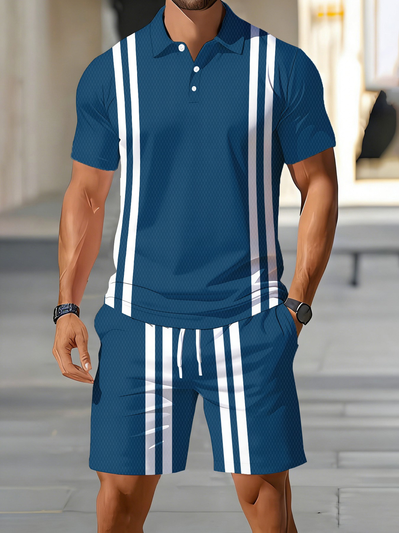 2026年夏新作デザイン アメリカンメンズ半袖ポロシャツセッ - Street Fashion Summer 2026 のレビューと価格